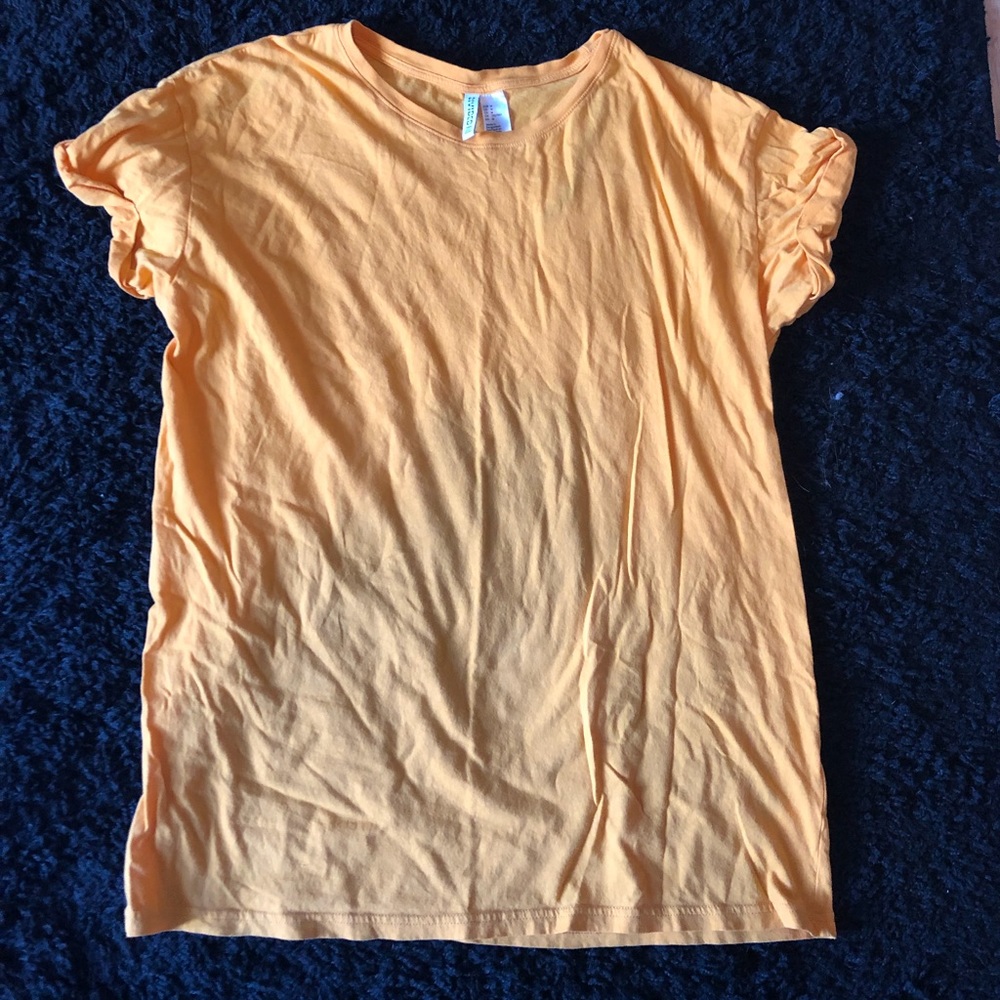 Yellow tshirt dress